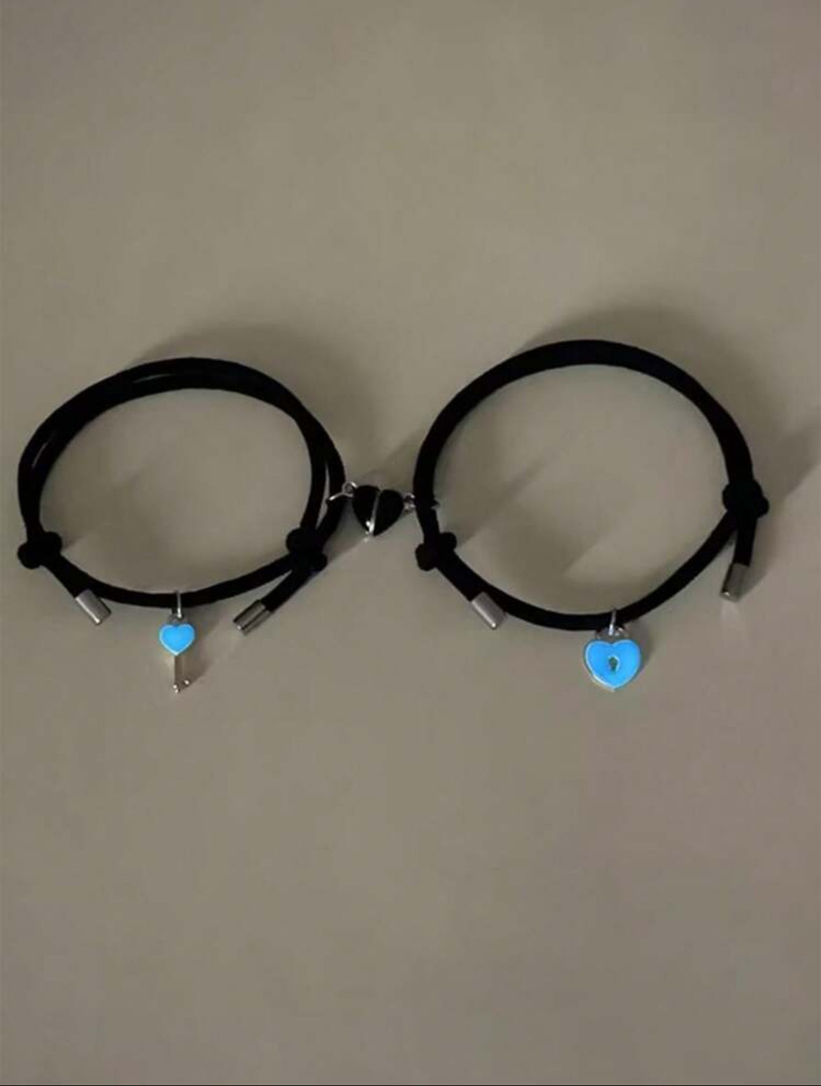 Pulseras llave y candado
