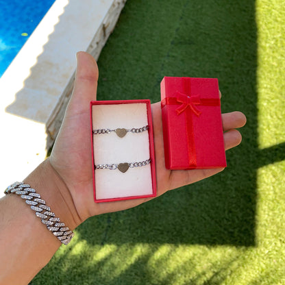 Pulseras corazones