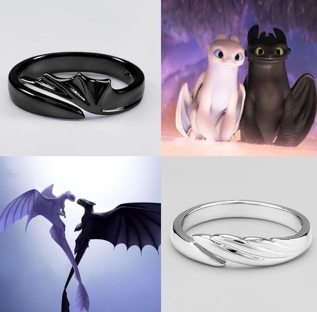 Anillos Chimuelo y Furia